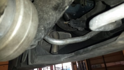 Famosa caldera de calefacción, que queda situada en la parte delantera izquierda